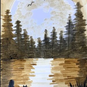 Coffee Painting Artwork | 2 Hr | Pre-Recorded | 8-10 Years