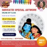 SHIVRATRI SPECIAL Artwork Live Workshop For 8-10 Years | 2 Day Session | 9 & 11 Feb | 11 & 13 Feb