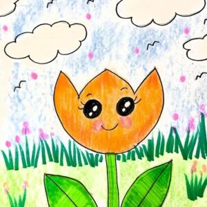 Flower Artwork | 1 Hr | Pre-Recorded | 4-7 Years