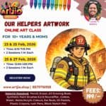 Our Helpers Artwork Workshop For 10+ Years & Mom's | 2 Day Session | 23 & 25 Feb | 25 & 27 Feb
