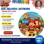 Our Helpers Artwork For 4-7 Years | 1 Day Session | 24 Feb | 26 Feb