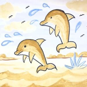 Coffee Painting Artwork | 1 Hr | Pre-Recorded | 8-10 Years