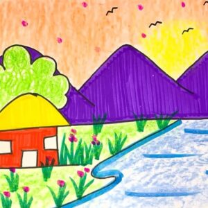 Pre Junior Batch Landscape Artwork | 1 Hr | Pre-Recorded | 4-7 Years