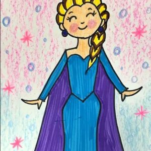 Elsa Artwork | 1 Hr | Pre-Recorded | 4-7 Years