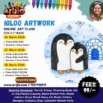 IGLOO ARTWORK For 4-7 Years | 1 Day Session | 26 March | 27 March | 28 March